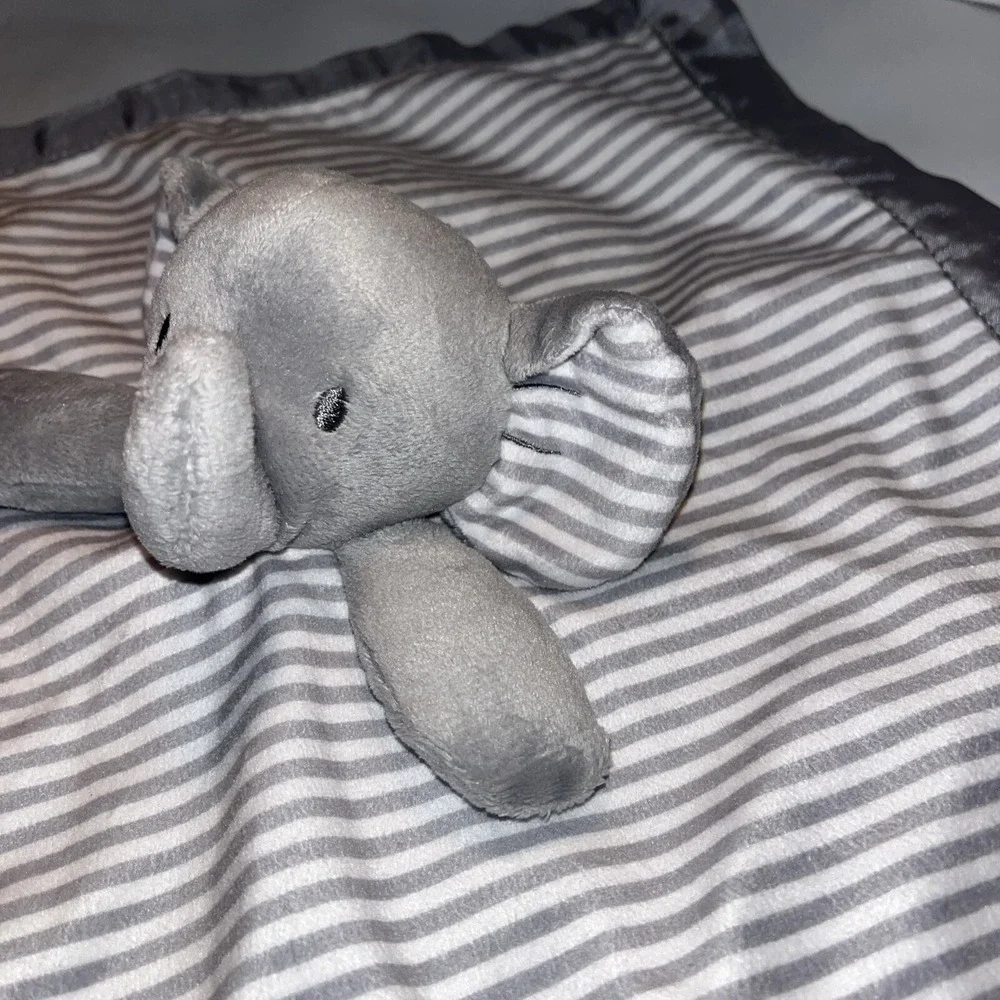 Circo Unisex Baby Security Blanket Lovey‎ Gray Striped Elephant Plush Target 13